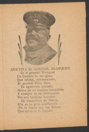¡Que viva el general Blanquet!