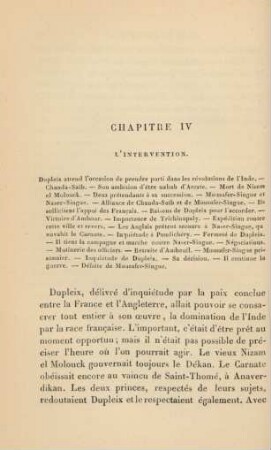 Chapitre IV. L'intervention