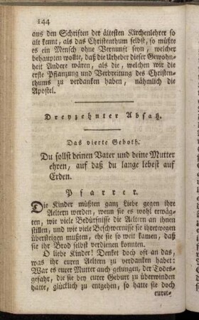 Pflichten der Kinder gegen ihre Aeltern.