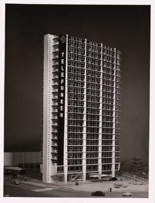 Telefunken-Hochhaus, Berlin-Charlottenburg: Modellansicht