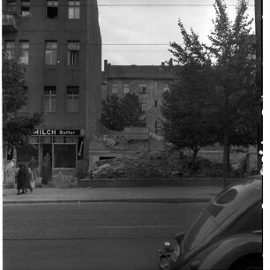 Negativ: Trümmer, Schöneberg, 1950