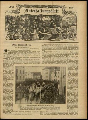 Ausgabe vom Sonntag, den 06. Juli 1919.
