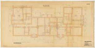 Wohnhausbebauung Mannheimer Straße, Berlin-Wilmersdorf: Haus 17 bis Haus 19: Grundriss Kellergeschoss 1:50