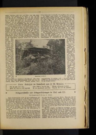 Kriegserlebnisse und Kriegserfahrungen in West und Ost.
