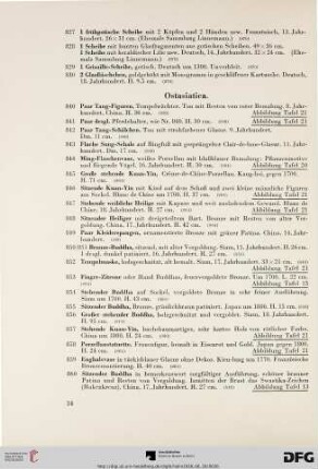 Ostasiatica (Nr. 840-891)