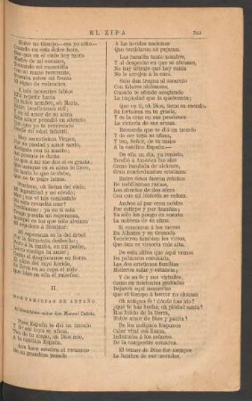 II. - Dos familias de antaño. : Al ilustrísimo señor don Manuel Cañete.