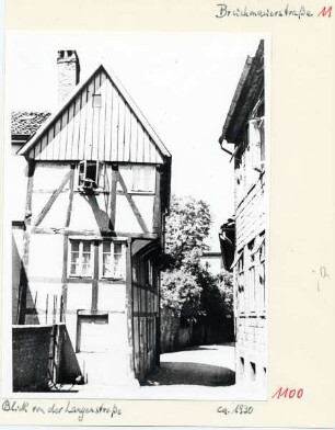 Bruchmauerstraße. Detmold. Blickrichtung Westen