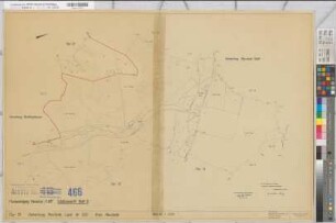 Meschede, Stadt (Meschede), Meschede, Land (Meschede), Remblinghausen (Meschede), Reiste (Eslohe), Enkhausen (Meschede), Calle (Meschede), Flurbereinigung Hennetal, Schätzungsriß Bl.8 Meschede-Land Flur 13