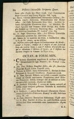 94-108, Octav. & Form. Min.