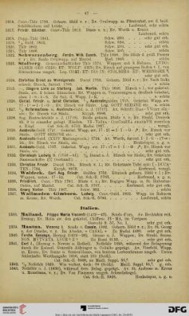 [Italien, Schweiz, Niederlande] (Nr. 1338-1395)