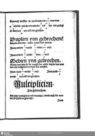 Multiplicirn ym gebrochen