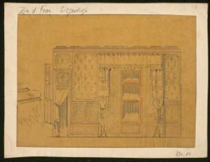 Villa Siemens, Berlin-Wannsee: Wandabwicklung Zimmer der Frau