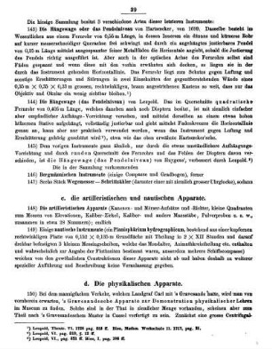 d. Die physikalischen Apparate.