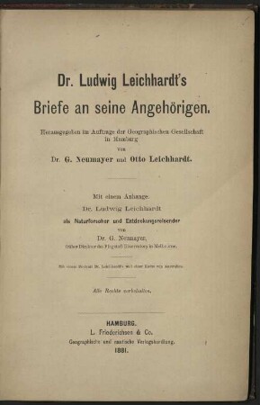 Briefe an seine Angehörigen