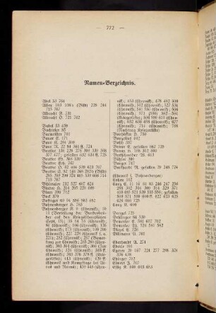 772-776, Namensverzeichnis