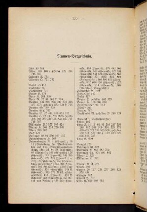 772-776, Namensverzeichnis