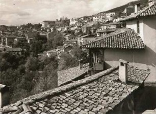 Bulgarien. Weliko Tarnowo (Tirnowo, Tirnovo). Stadtansicht