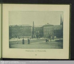 Prinzenpalais und Wettinobelisk