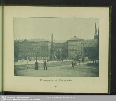 Prinzenpalais und Wettinobelisk