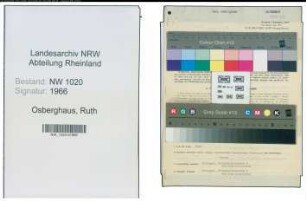 Entnazifizierung Ruth Osberghaus , geb. 22.04.1907 (Kontoristin)