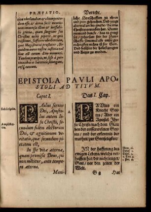 Epistola Pauli Apostoli Ad Titum.