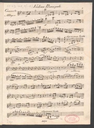 Violino prinzipale