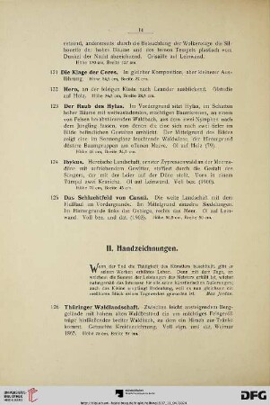 II. Handzeichnungen (Nr. 126-175)