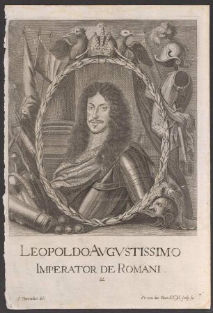 Porträt Leopold I., Kaiser des Heiligen Römischen Reiches (1640-1705)