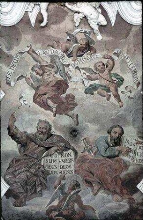 Moses und heiliger Paulus - Altes und Neues Testament