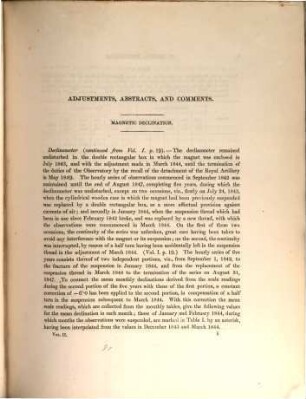 Observations made at the Magnetical and Meteorological Observatory at St. Helena. 2. 1844/49