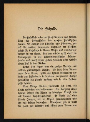 62-72, Die Schuld