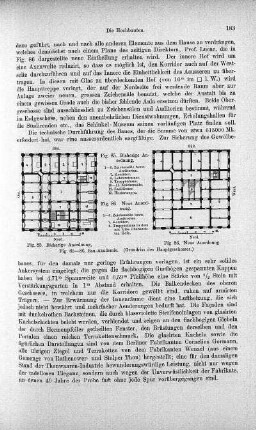 Fig. 85-86. Bau-Akademie (Grundriss des Hauptgeschosses)