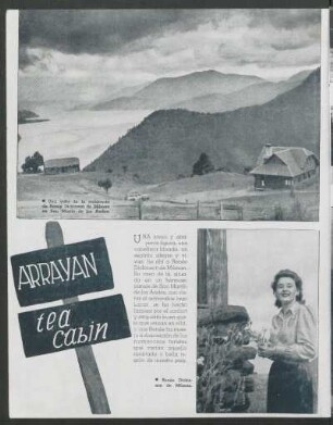 Arrayán tea cabin : Una nota