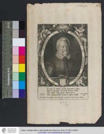 Perillvstris Et Generosvs Dominvs, Dn. Gotfrid, Comes Oetingensis &c. / L. Kilian scalps: et excud. ; Iohan Creutzfelter. pinxit