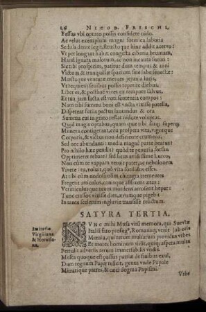 Satyra Tertia.