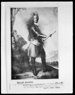 Bildnis des Kurfürsten Max Emanuel (1679-1706) als Feldherr