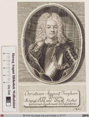 Bildnis Christian August Frhr. von Friesen