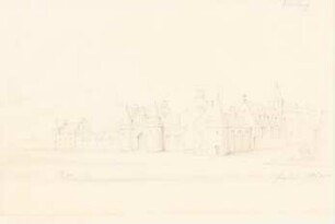 Edinburgh in Schottland: Perspektivische Ansicht