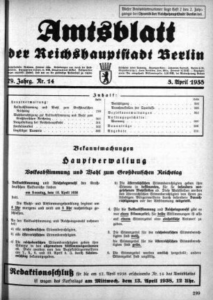 1938,14: Nr. 14, 3. April 1938