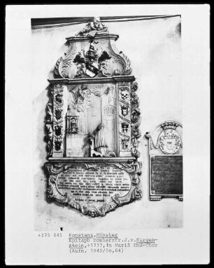 Epitaph Domherr Fr. J. von Sirgenstein
