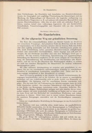 36. Der allgemeine Weg zur gründlichen Besserung.