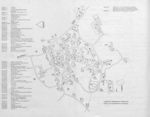 Lageplan der Medizinischen Fachbereiche und der Universitätskliniken in Homburg