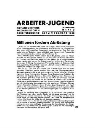 Millionen fordern Abrüstung