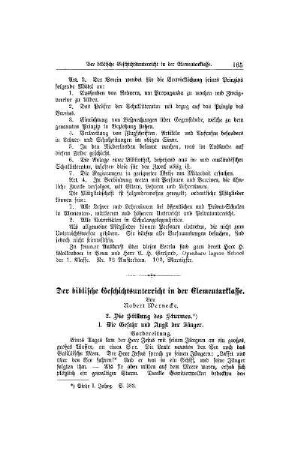 Der biblische Geschichtsunterricht in der Elementarklasse : 2.