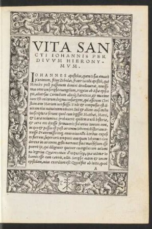 Vita Sancti Iohannis Per Divum Hieronymum.
