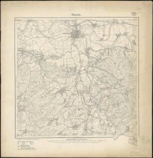 Meßtischblatt 2085, 2152 : Rinteln, 1898 : Rinteln. - Aufn. 1896. - 1:25000. - [Berlin]: Reichsamt für Landesaufnahme, 1898. - 1 Kt.