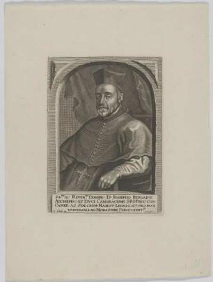 Bildnis des Iosephus Bergaine