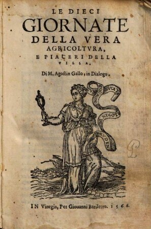 Le Dieci Giornate della vera agricoltura, e piaceri della villa