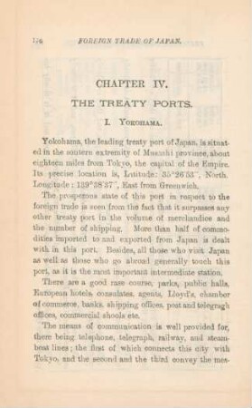 Chapter IV. The treaty of ports