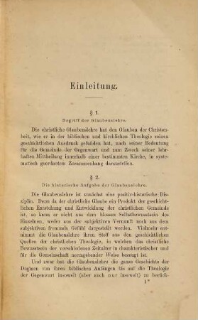 Grundriss der christlichen Glaubens- und Sittenlehre : als Compendium für Studirende und als Leitfaden für den Unterricht an höheren Schulen